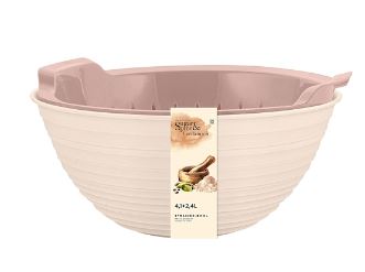 Миска-дуршлаг Sugar&Spice Cardamom 4,1 + 2,4л шампань